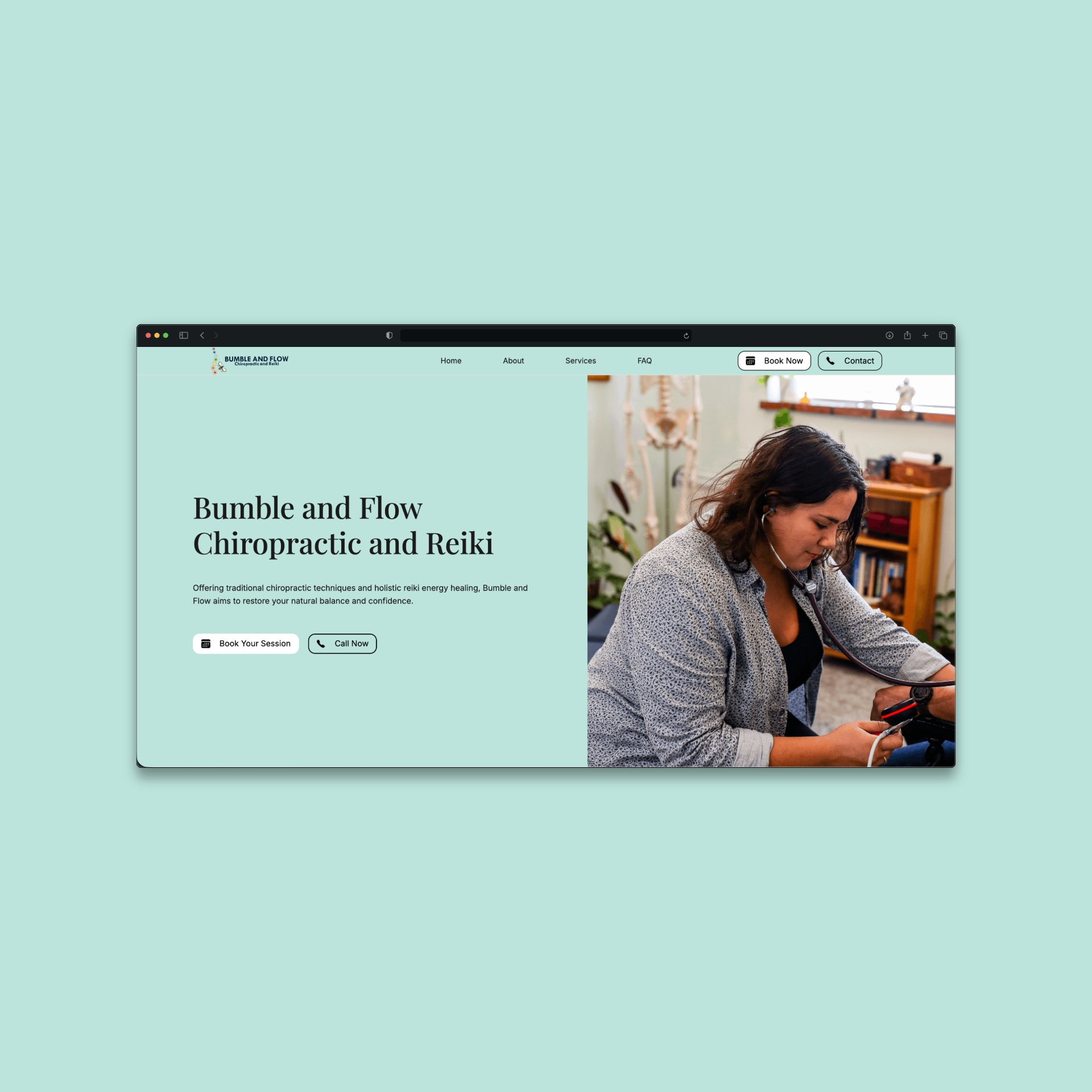 Bumble and Flow Homepage